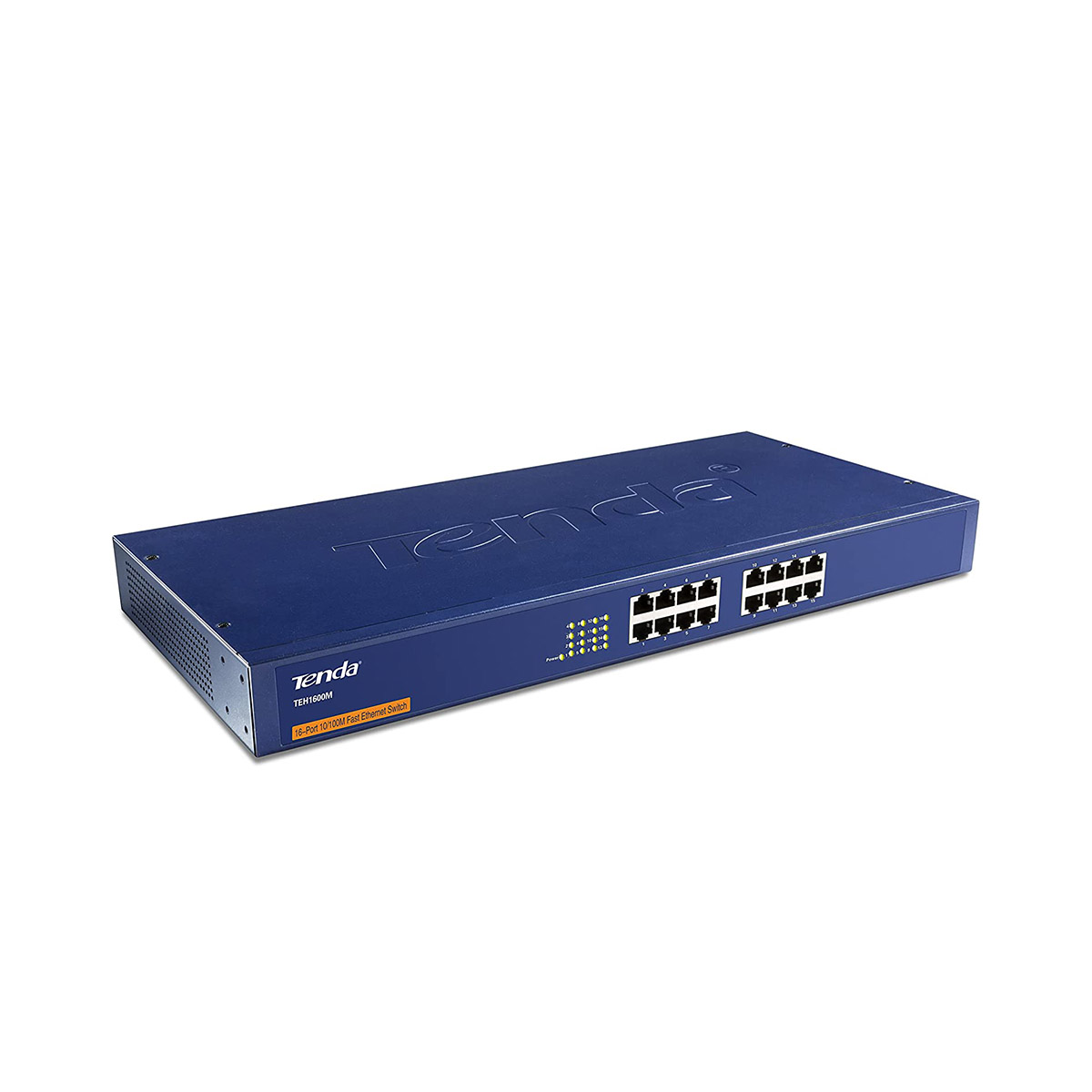 Tenda TEH1600M 16-Port Fast Ethernet Switch Side